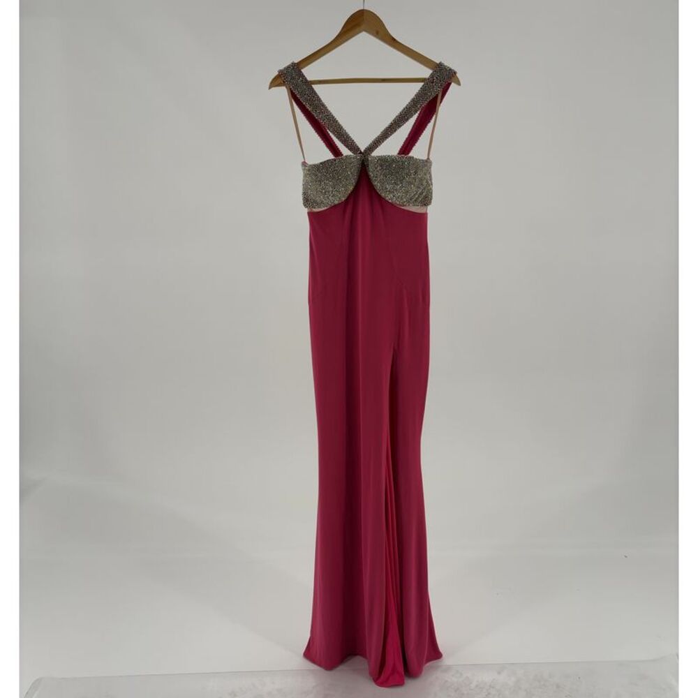 Jovani Solid Embellished Gown